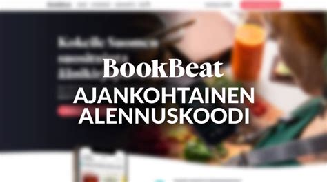 BookBeat tarjous & alennuskoodi 2024 